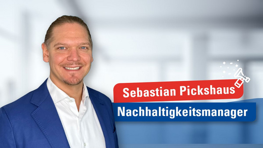 Nachhaltigkeitsmanager Sebastian Pickshaus